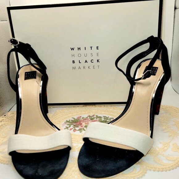 White House Black Market Ankle Strap Sandals Just in Time for Summer! - Picture 6 of 7